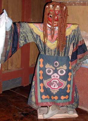 Phoka costume with Dorjigong